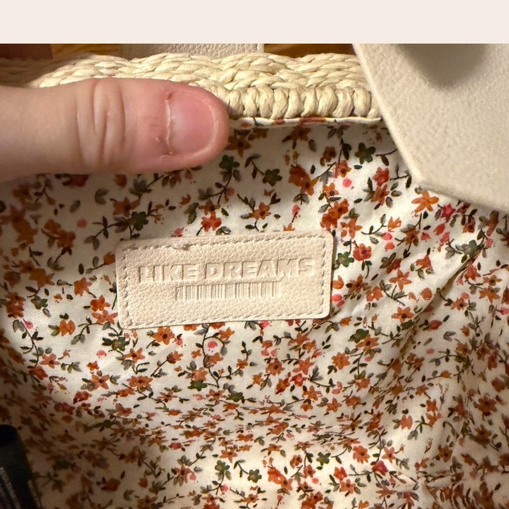 Like Dreams Floral Tote Bag - Cream and Tan